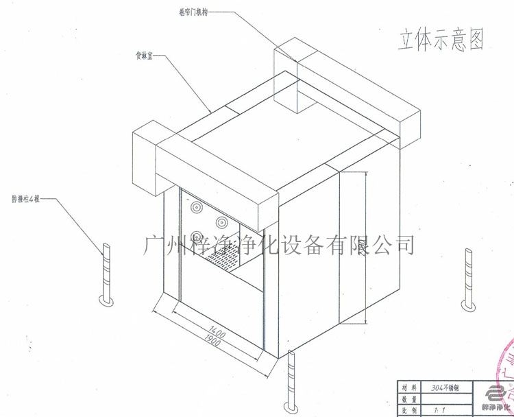 快速卷簾門風淋室設(shè)計原理 快速卷簾門風淋室設(shè)計原理